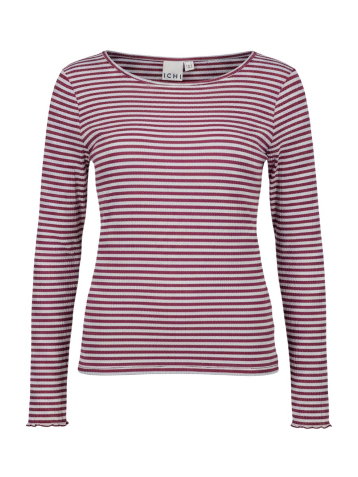 Gestreepte T-shirt met lange mouwen Ichi