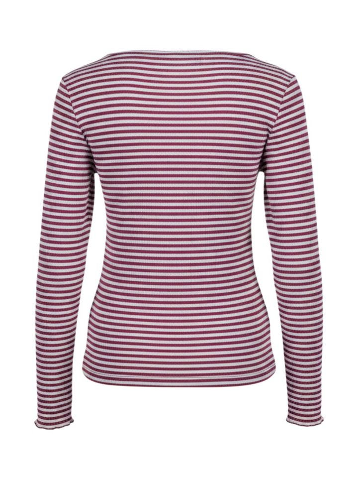 Gestreepte T-shirt met lange mouwen Ichi