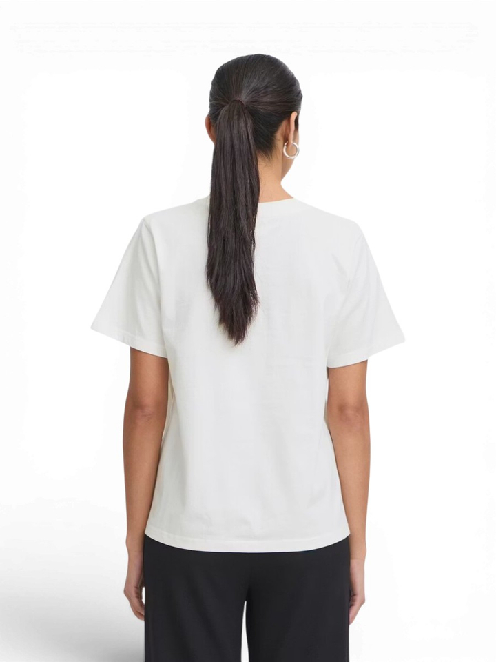 Wit katoenen t-shirt Palmer Ichi