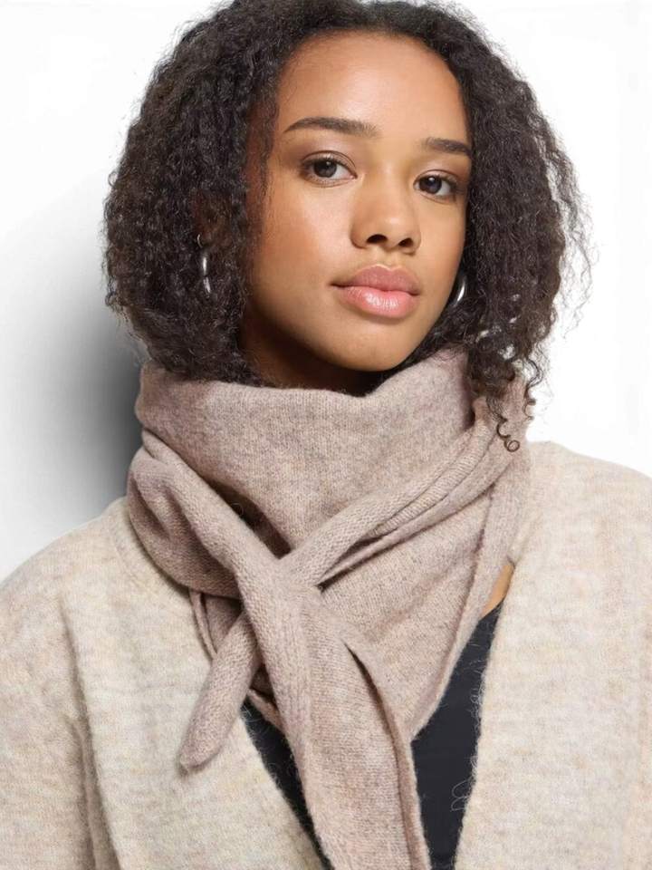 Beige sjaal Ichi