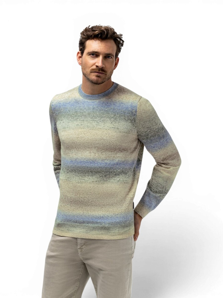 Multicolor trui met ronde hals State Of Art