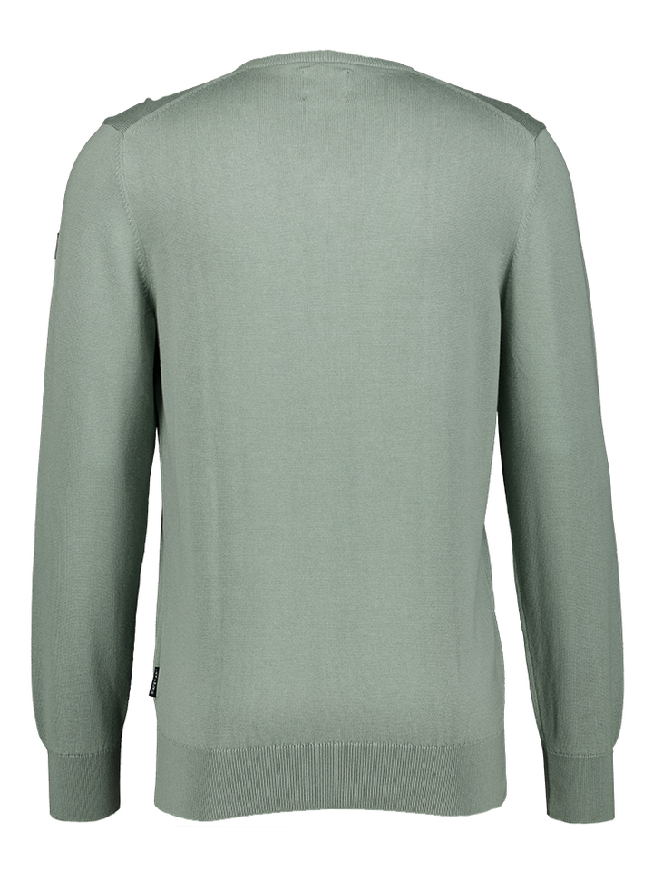 Groene trui met v-hals State Of Art