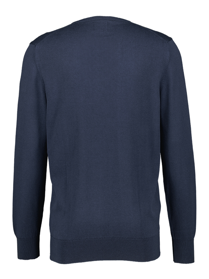 Blauwe trui met v-hals State Of Art