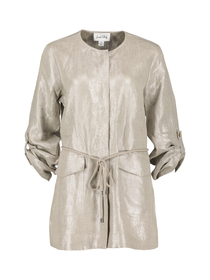 Goudkleurige jurk met lint Joseph Ribkoff 