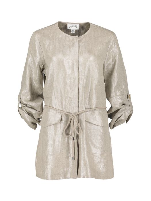 Goudkleurige jurk met lint Joseph Ribkoff