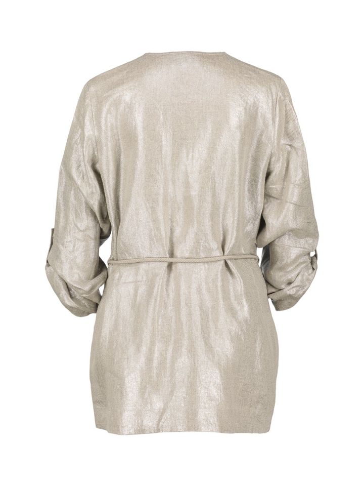 Goudkleurige jurk met lint Joseph Ribkoff 