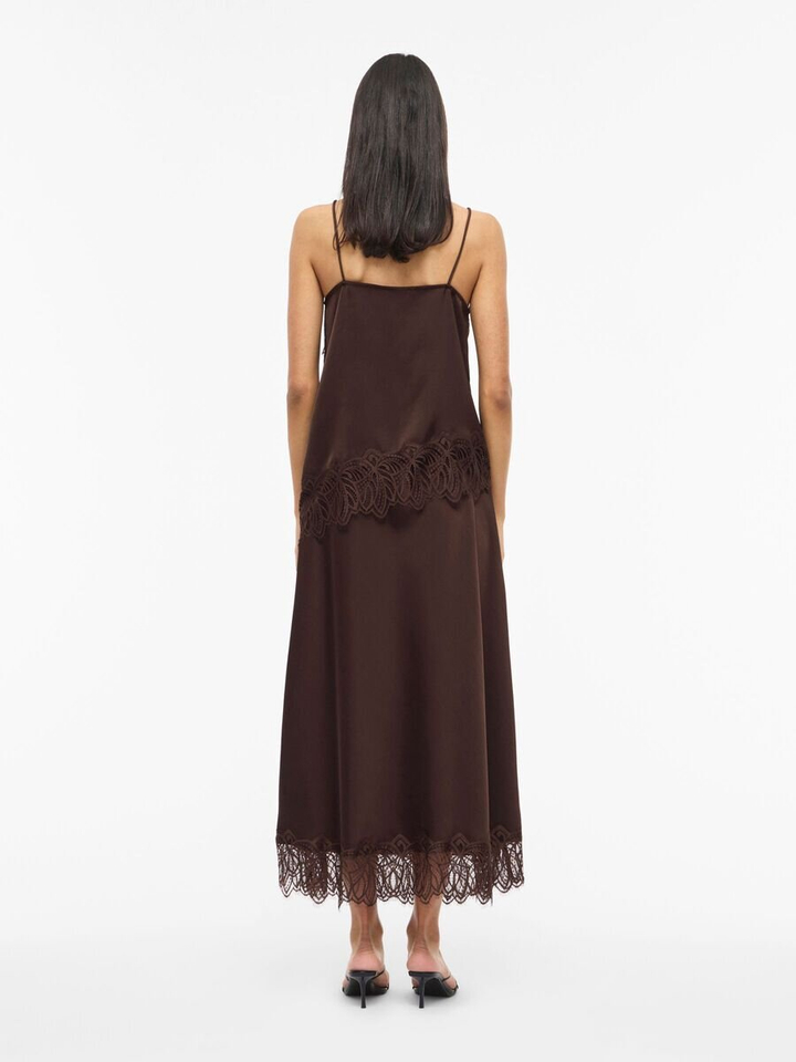 Bruine rok met kant detail Vilea Vila
