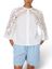 Witte bloes met broderie detail Stella Nova 