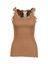 Bruine top met kant Rosemunde 