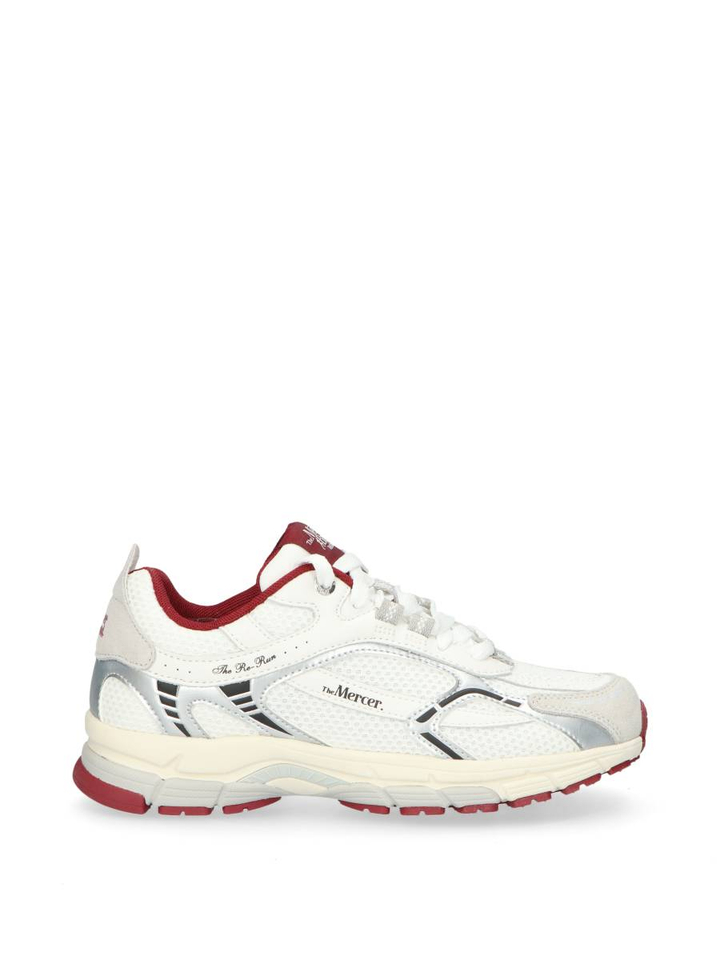 Witte sneakers met rood accent Mercer 