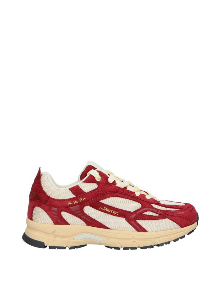 Bordeaux kleurige lage sneakers Mercer 