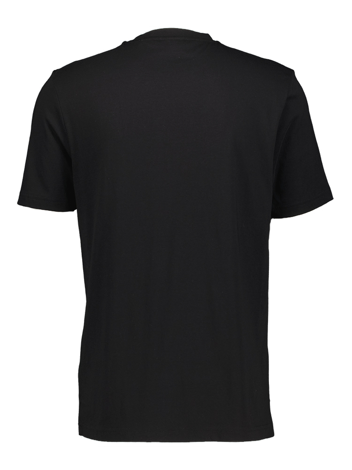 Zwarte t-shirt met logo detail Danotie Hugo Boss