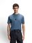 Blauwe t-shirt met logo detail Danotie Hugo Boss