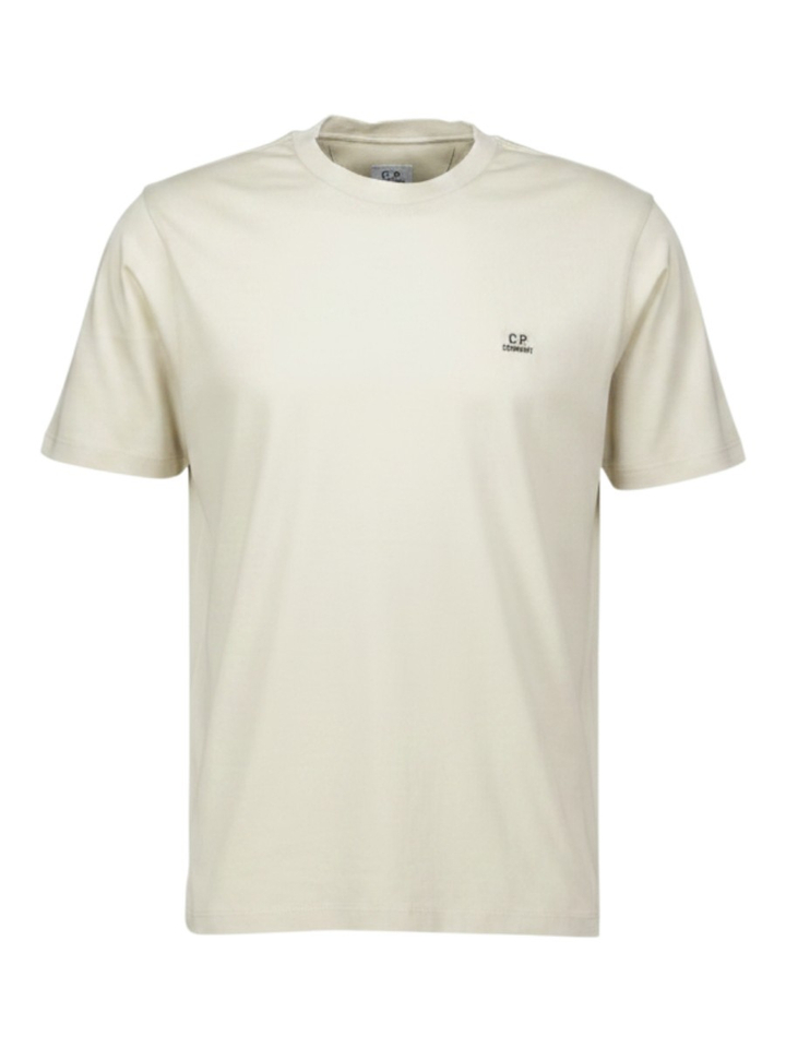 Beige Katoenen t-shirt CP Company