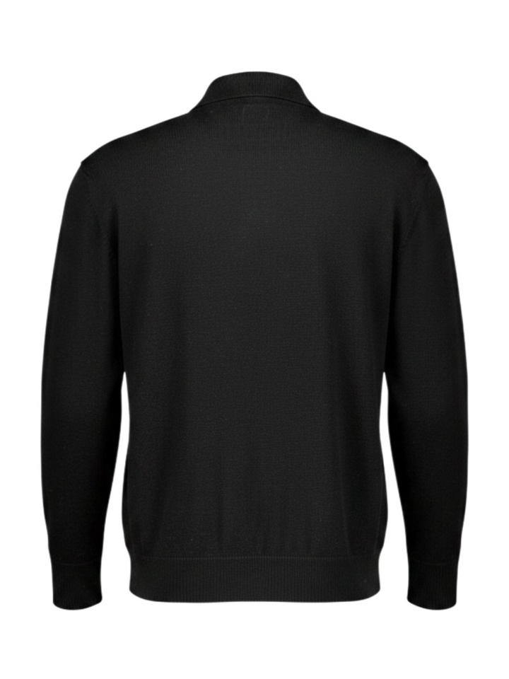 Zwarte polo met lange mouw CP Company