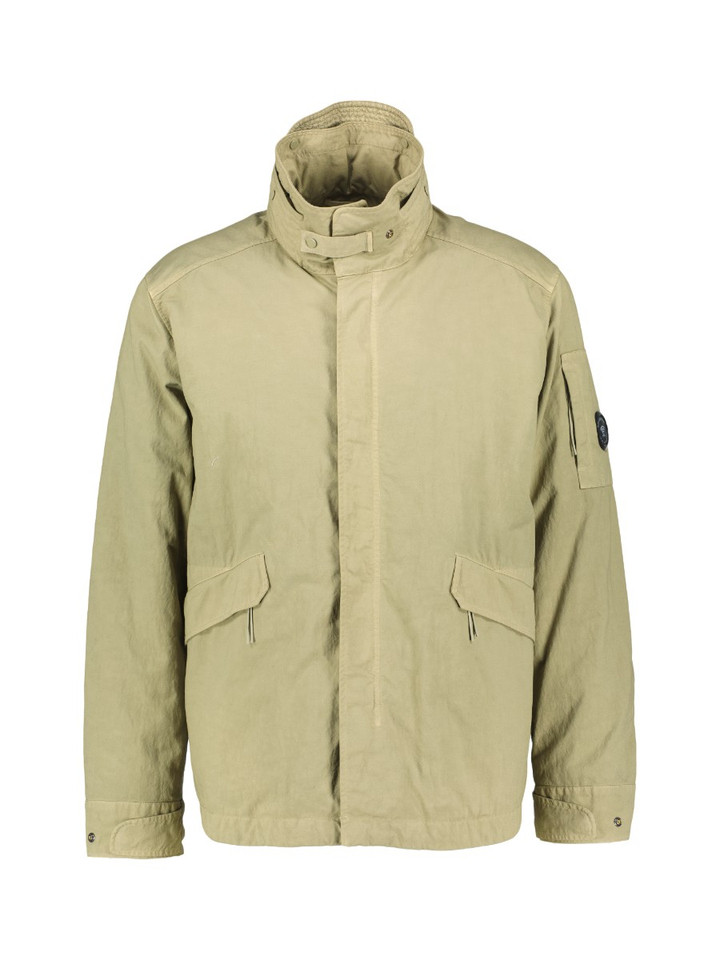 Kaki jas met uitneembare binnenjas CP Company