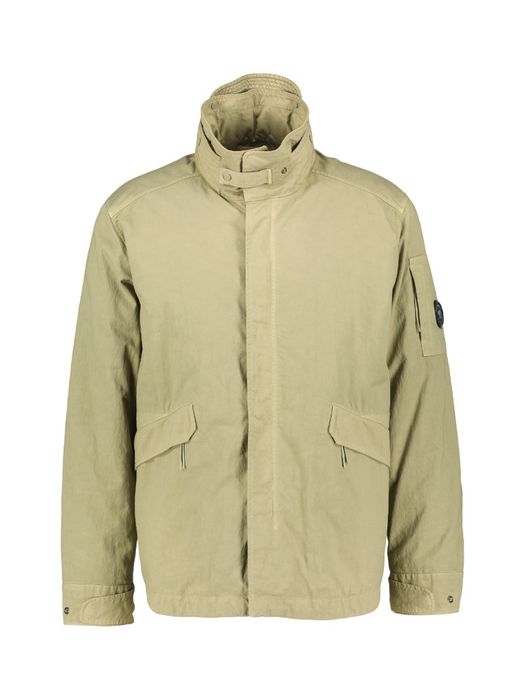 Kaki jas met uitneembare binnenjas CP Company