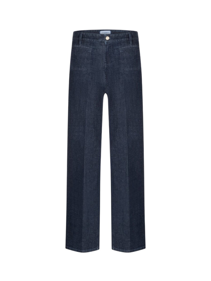 Donkerblauwe flare jeans Tess Cambio