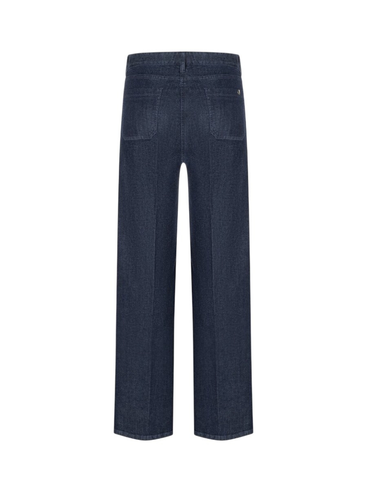 Donkerblauwe flare jeans Tess Cambio