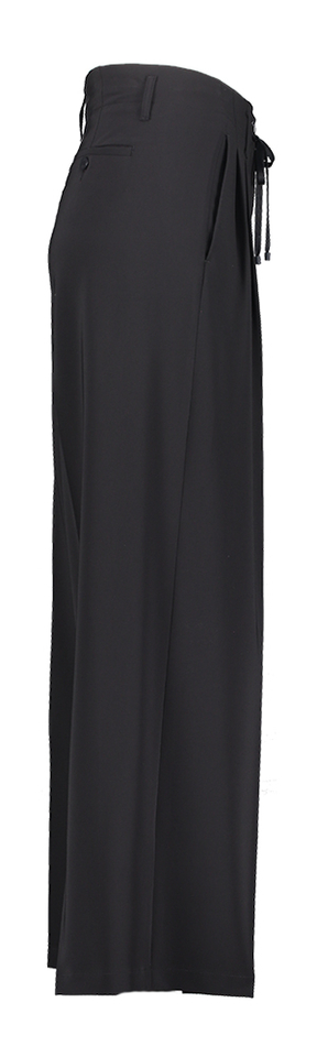 Donkerblauwe wijde broek Addison Cambio