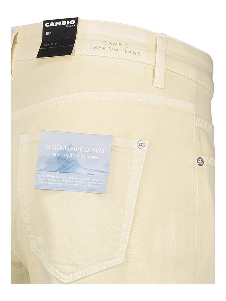 Ecru relaxed jeans Elin Cambio