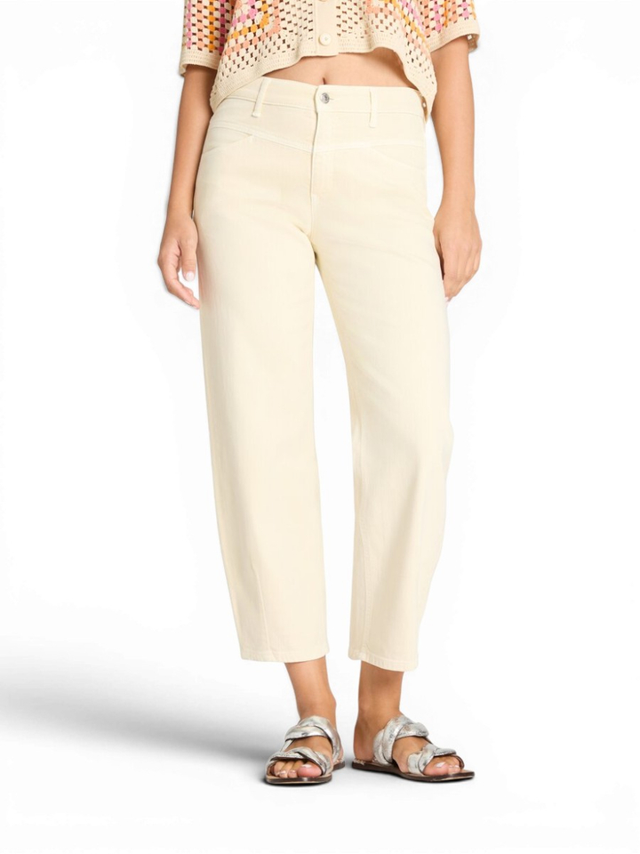 Ecru relaxed jeans Elin Cambio