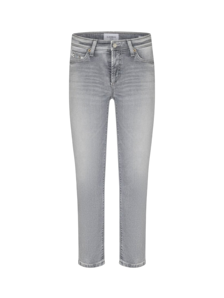 Lichtblauwe skinny jeans Piper Short Cambio