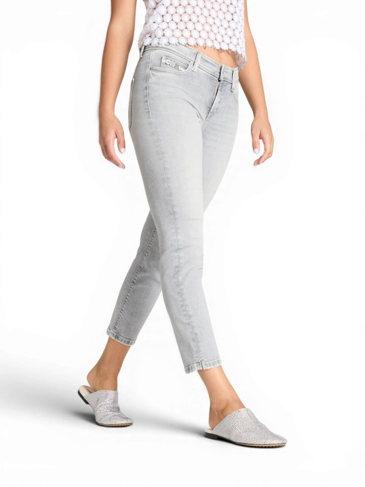 Lichtblauwe skinny jeans Piper Short Cambio