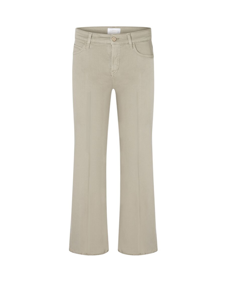 Groene flared broek Francesca Cambio 