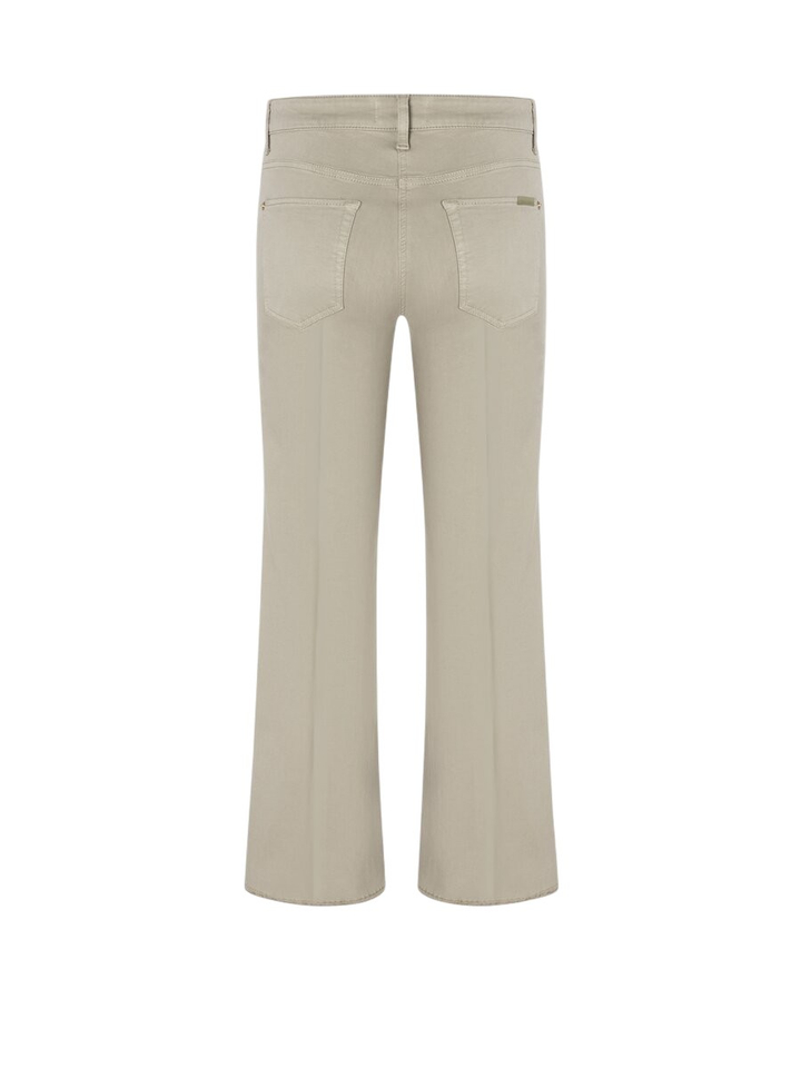 Groene flared broek Francesca Cambio 