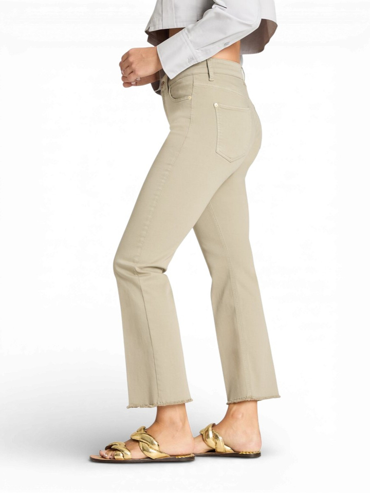 Groene flared broek Francesca Cambio 