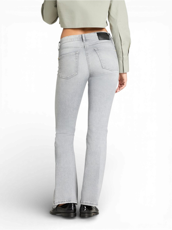 Grijze flared fit jeans Paris Cambio