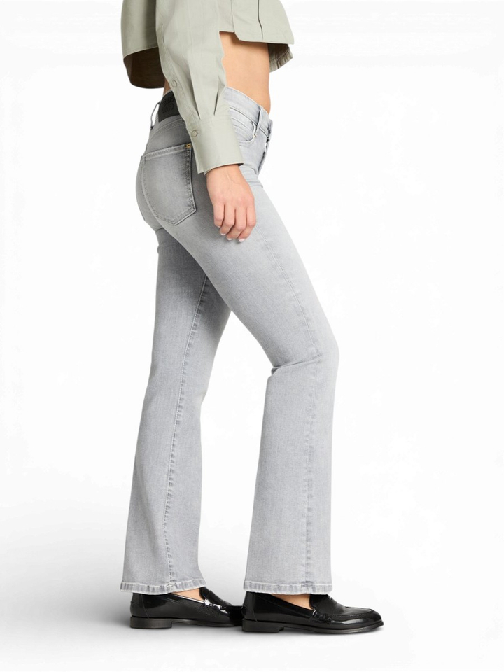 Grijze flared fit jeans Paris Cambio
