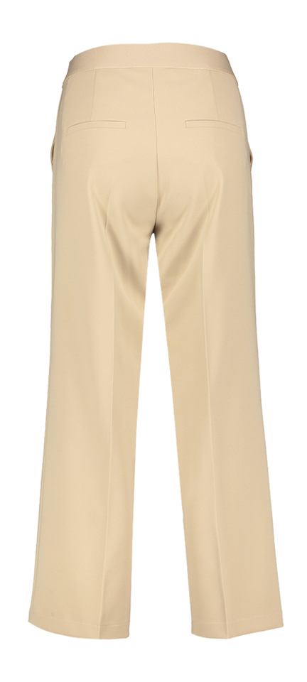 Beige losvallende broek met elastiek Cameron Cambio