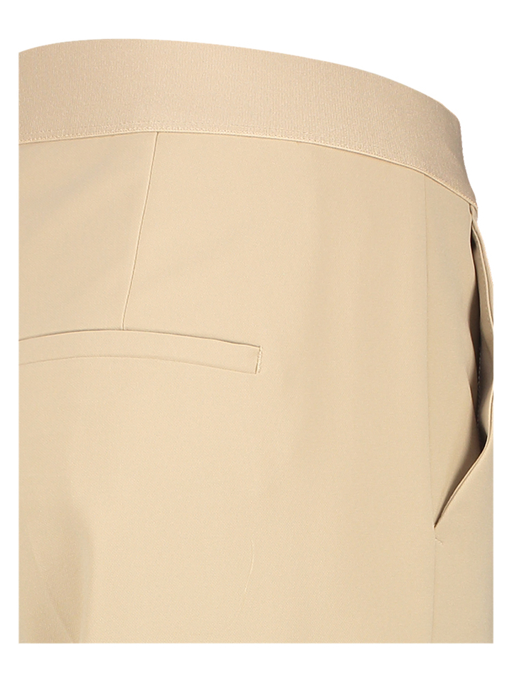 Beige losvallende broek met elastiek Cameron Cambio