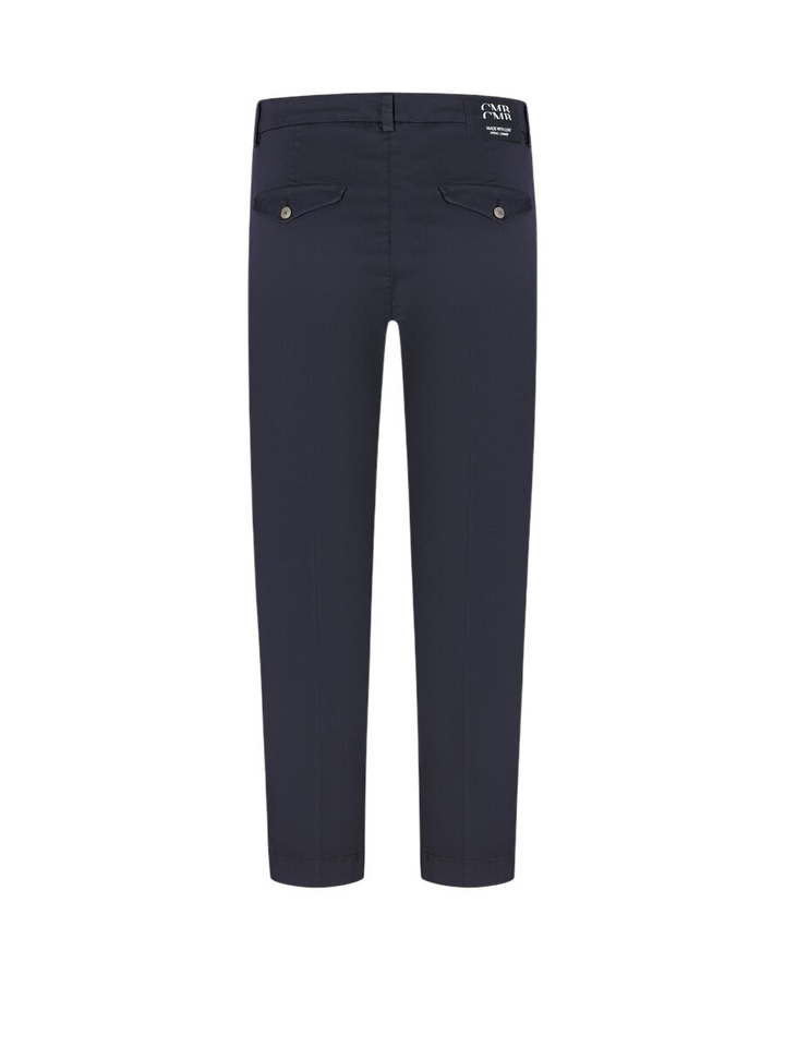Donkerblauwe katoenen broek Karina Cambio