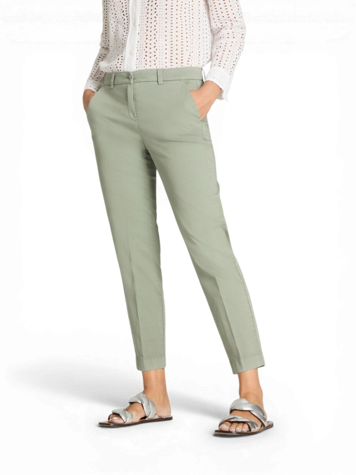 Kakigroene broek Karina Cambio