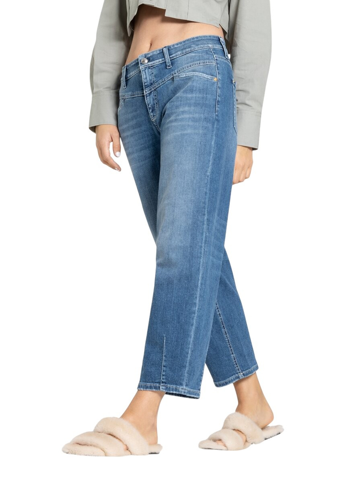 Blauwe loose fitted jeans Elin Cambio