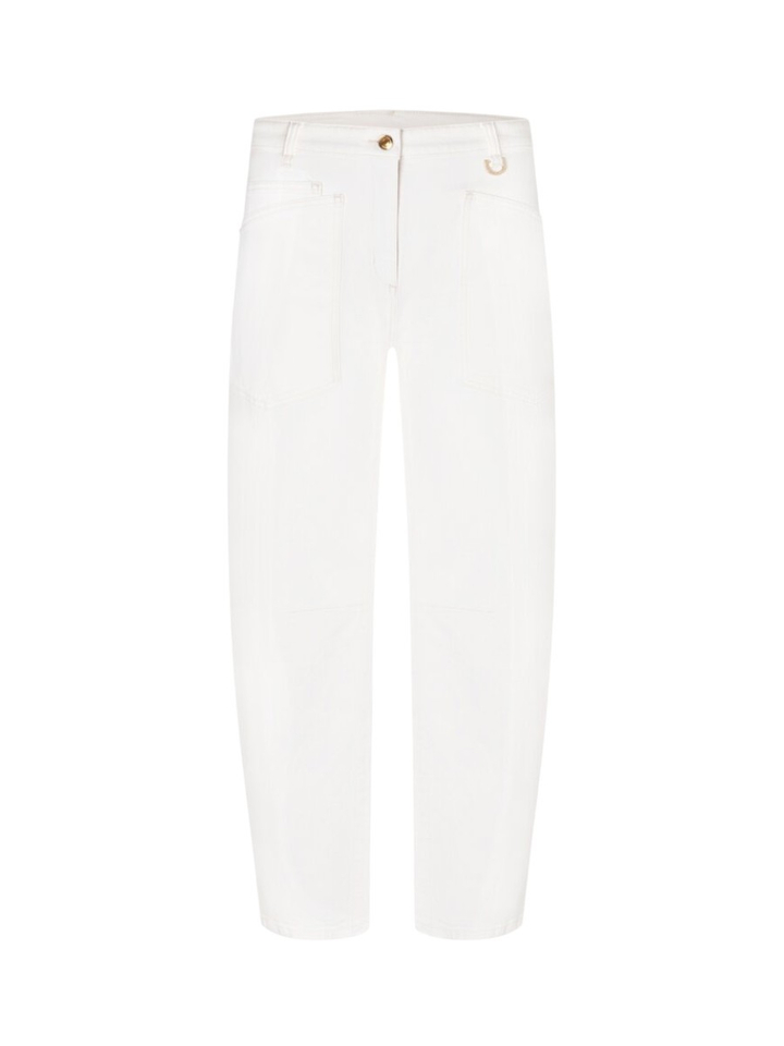 Witte jeans met opgestikte zakken Ocean Cambio 