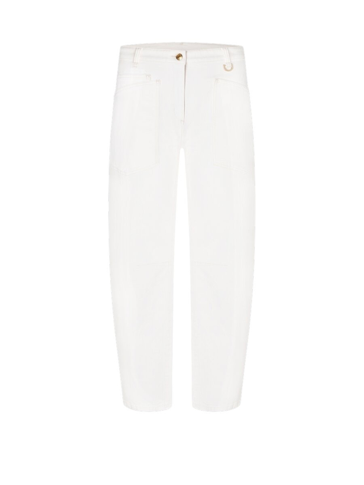 Witte jeans met opgestikte zakken Ocean Cambio 