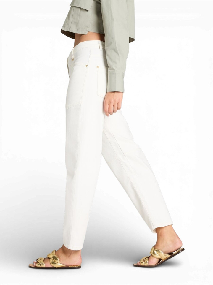 Witte jeans met opgestikte zakken Ocean Cambio 