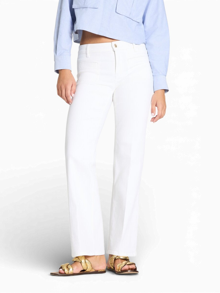 Witte straight fit jeans Tess Cambio