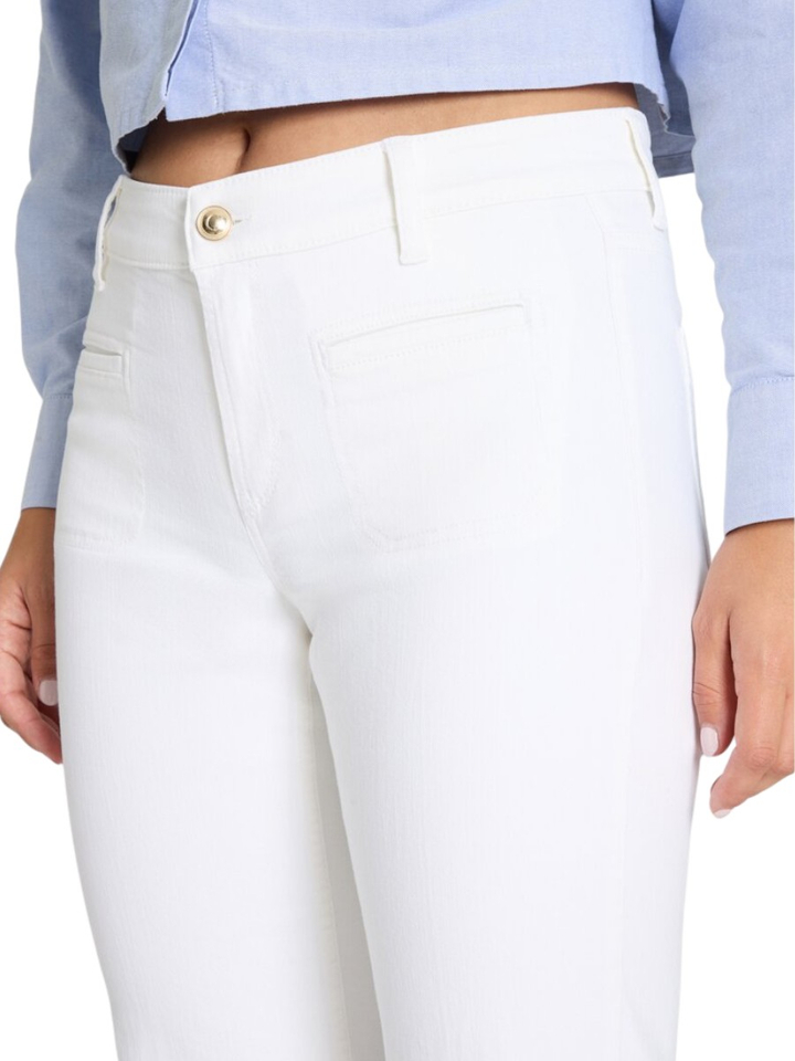 Witte straight fit jeans Tess Cambio