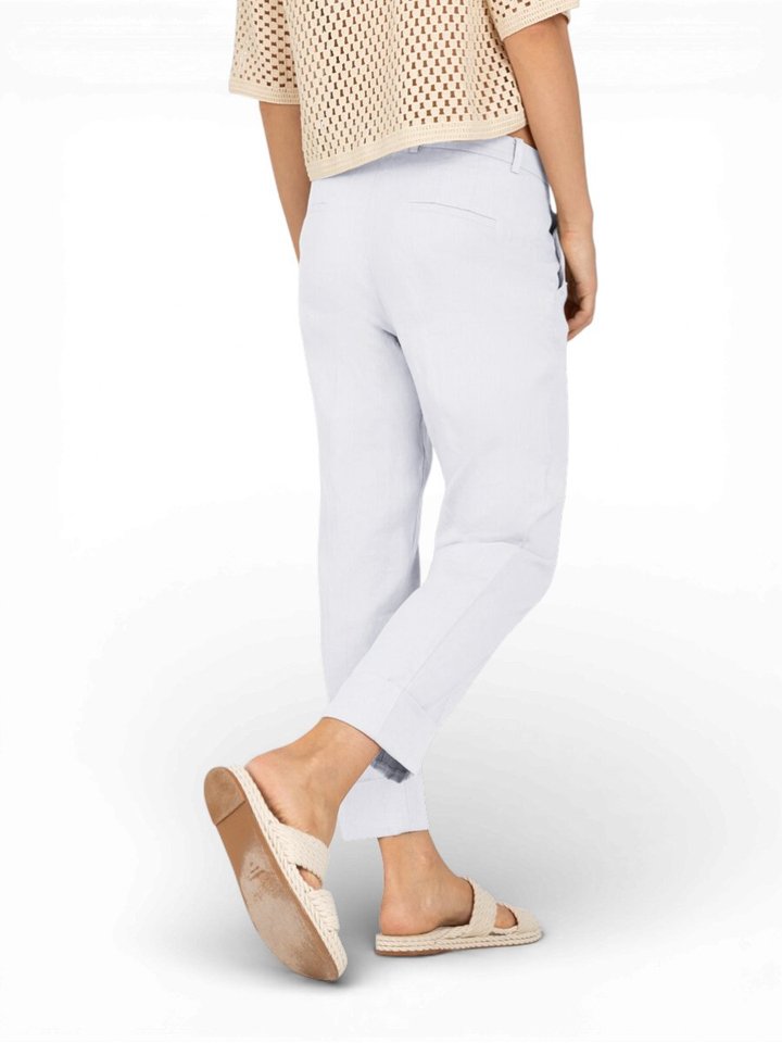 Witte linnen broek Cambio 