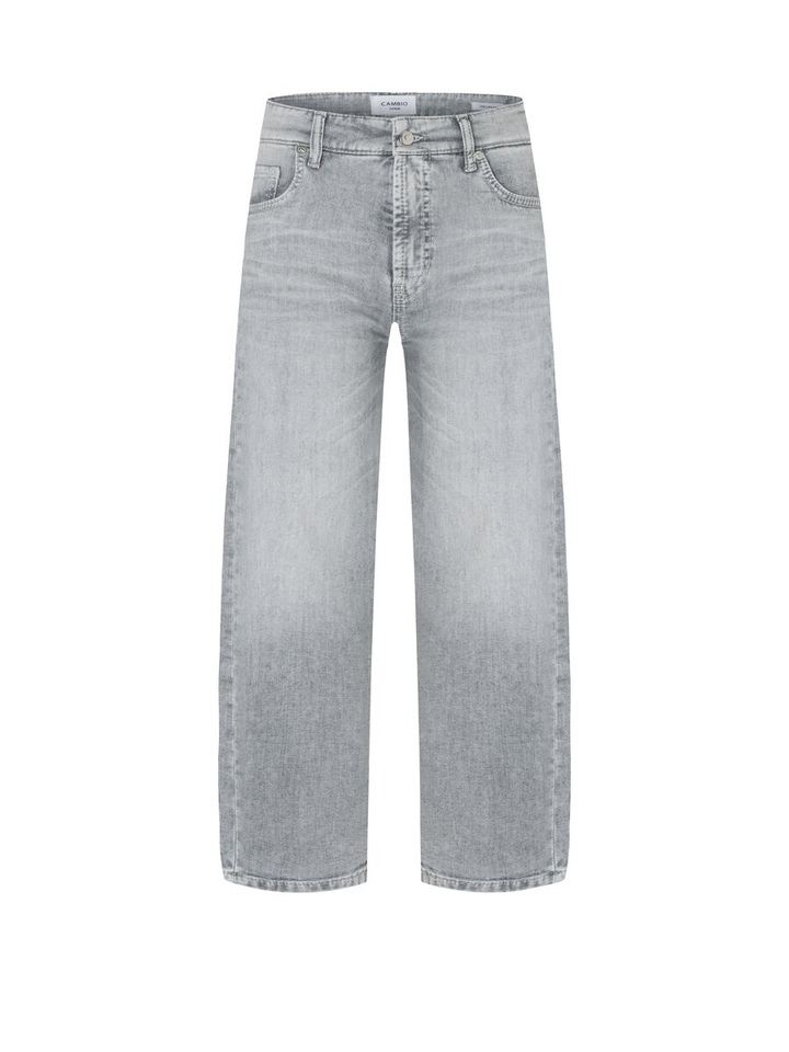 Lichtgrijze loose jeans Oria Cambio 