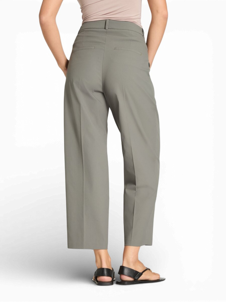 Donkergroene broek Emilie Cambio 