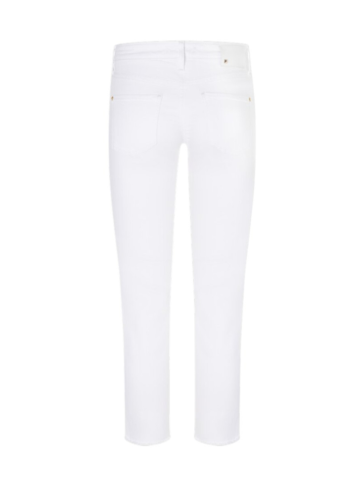 Witte jeansbroek met detail in broekzak Piper Short Cambio