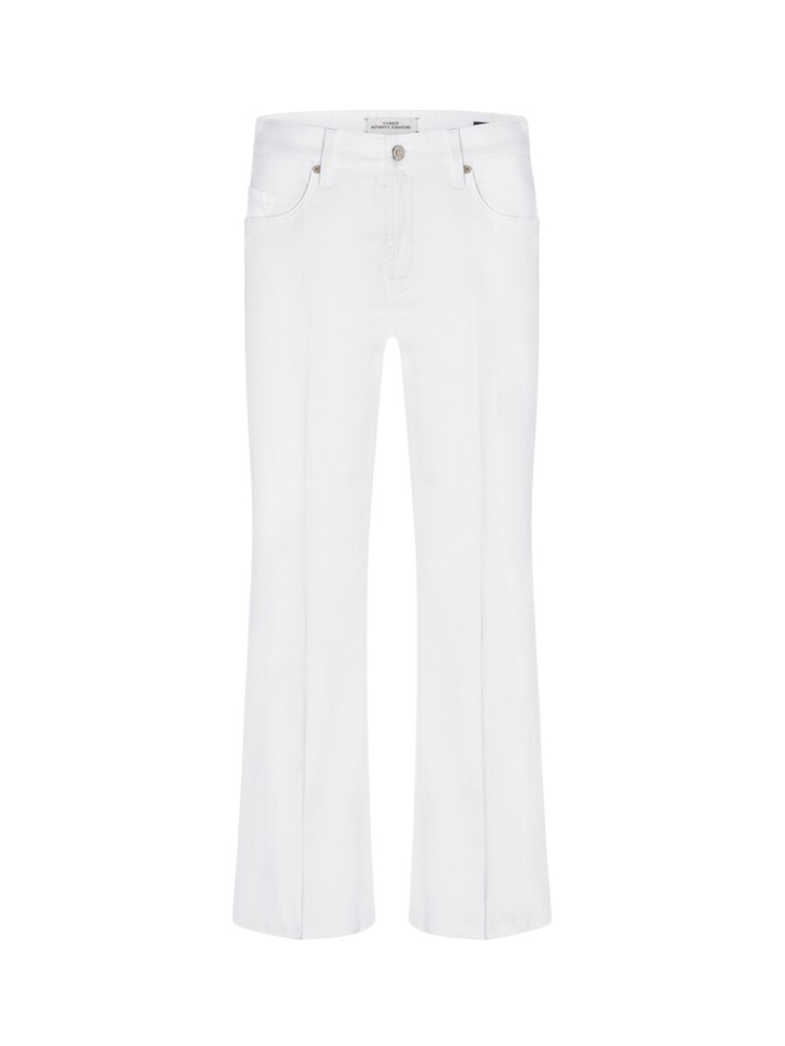 Witte flare jeans Feline Cropped Cambio