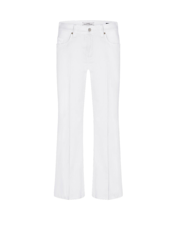 Witte flare jeans Feline Cropped Cambio