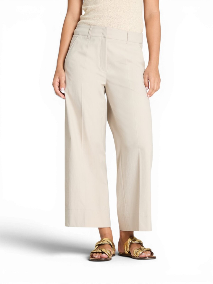 Lichtgrijze lange broek Cara Cambio